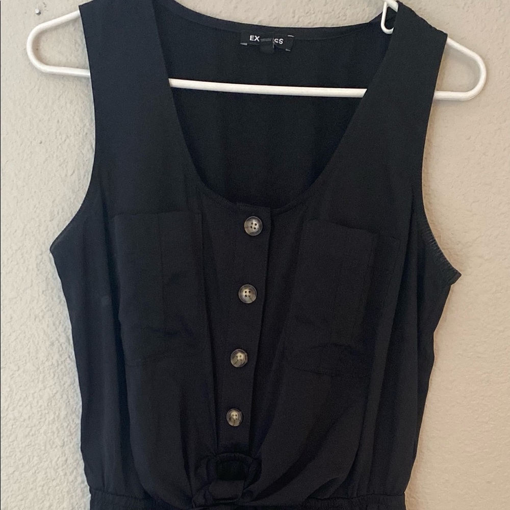 Express short sleeve romper size medium